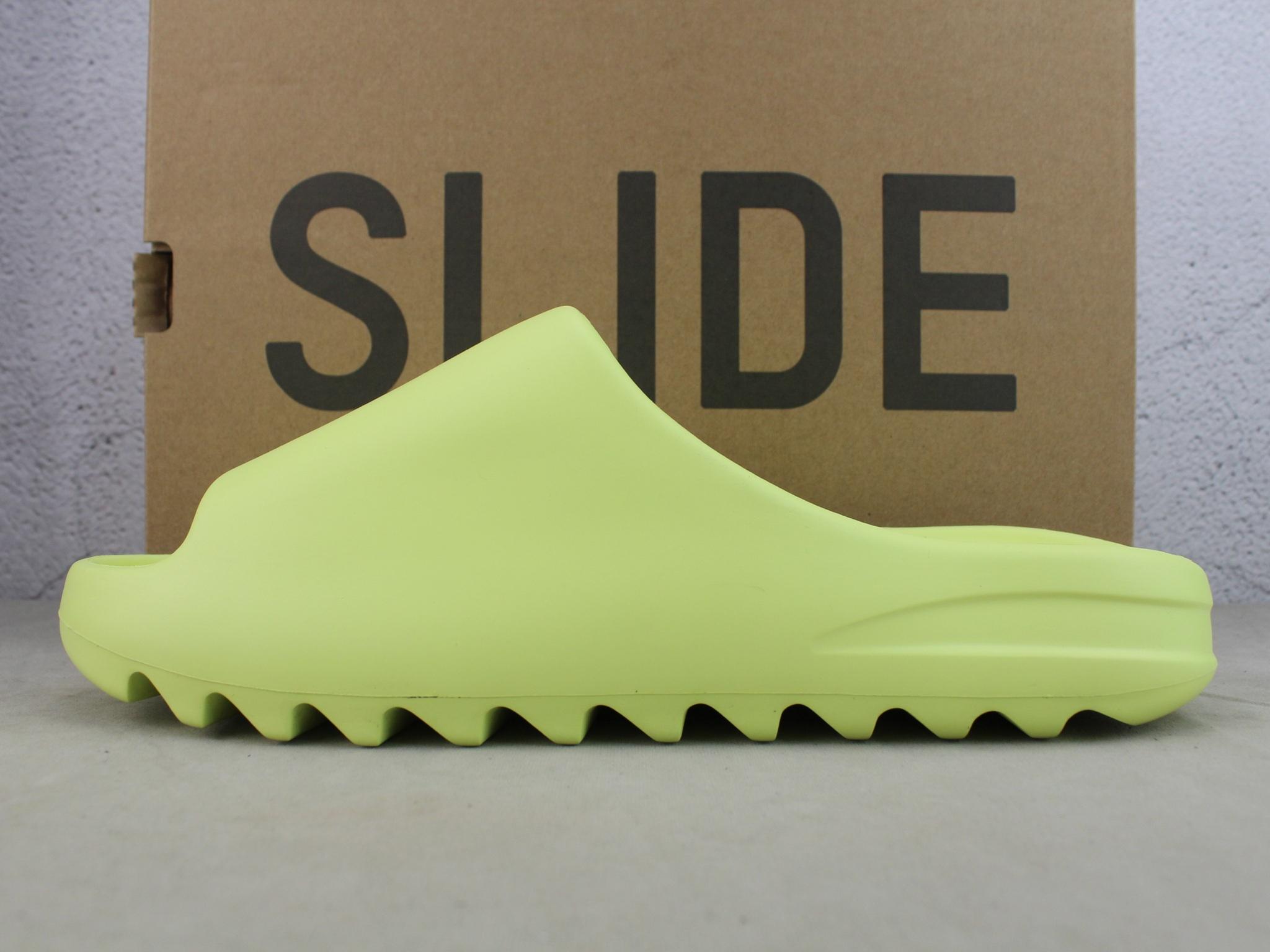 Free Shipping Yeezy Slide Glow Green GX6138